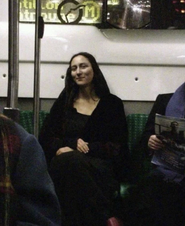 mona lisa subway